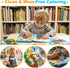 BATHKITS 3 Pack 30 3+ Reusable Water Painting Book for Kids - Magic Water Coloring Books with Water Pens, Fairy Tale
