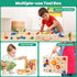 Set, 90 Set 3-5 WOOOMAM Kids Tool PCS Wooden Toddler Tool with Box and Flash Cards, Tool Kit for Kids Age Years