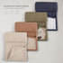 30"x40"(Blue) lulumoon Baby Blanket for Newborns: Muslin Swaddle for Receiving Neutral - Crib Quilt for Travel Boy