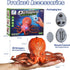 6+ AMCHSURI Remote Control Animals Crawling RC Octopus Toy with Blue LED Eyes & Realistic Movement Crawling, Cool Gag