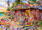 HUADADA Jigsaw Puzzles for Adults 1000 Pieces, Beach Shop Interlock Perfectly Decor Gift Party Toy