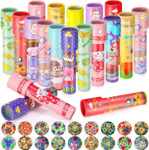 20 Pcs Classic Kaleidoscopes Educational Toys for Birthday Party, School Classroom Prizes, Random Colors (Cute Style)