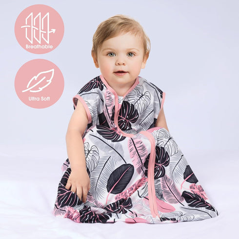 18-24 3 Pack 100% 2-Way 0.3 GUNTAIL Baby Sleep Sack Months Baby Wearable Blanket Rayon Cotton Zipper Toddler Sleeping