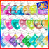 Pop Fidget Keychain It Mini - 30 Pack Bulk Fidget Toys for Kids, Party Favors for Classroom and Birthdays