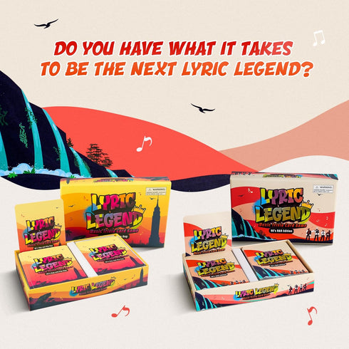 Lyric Legend - R&B Music Trivia Game for 90's Lyrics - Fun Music Games and Gifts for Adults & 90’s Trivia