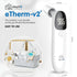 Elepho eTherm Ear & Forehead Non-Contact Thermometer, Infrared & Digital Thermometers for Adults, Kids, Babies, Slim