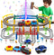 Vunrahsg Electric Train Set for Kids Ages 4-8 with Train Tracks Set &
