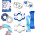 8 Pcs Sensory Fidget Toys Pack Flippy Roller Bike Chain Fidget Spinner