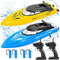 2PACK RC Boat,Remote Control Boats for Kids and Adults,10km/H 2.4G High Speed