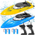 2PACK RC Boat,Remote Control Boats for Kids and Adults,10km/H 2.4G High Speed