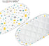Gllquen Baby Bassinet Sheets 4 Pack, Breathable Fitted Mattress Sheet for Baby Boy Girls, 32"X16" Dinosaur
