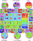 Safe(40"x60") Baby Play Mat for Floor, Non-Slip Playmat for Toddlers & Infants, Extra Thick Large Padded Educational