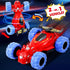 3-4 Cars,2 360 3 Toddler Monster Truck Toys,Dinosaur Toys for Ages Friction Spin Stunt Race PCS Push and Go Baby Toy