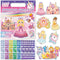 iGetooy 10 Sets DIY Mosaic Stickers for Kids, Princess & Unicorn Art