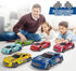 YEQOIZ 7 Inch 3 4 5 6 7 8 6Pack Race Toy Cars for Toddler Boys Girls Friction Powered Trucks for Kids Ages Years Old