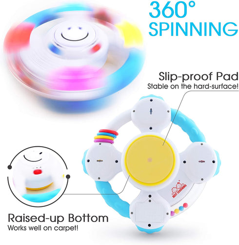 BEST LEARNING My Spin & Learn Steering Wheel - Interactive Educational Toys for Infants 6 to 36 Months