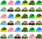 36 Pcs Mini Turtle Stuffed Toy Bulk, Cute Plush Turtles for Ocean Themed Party Favors