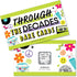 Big Dot of Happiness Through The Decades Party Game Scratch Off Dare Cards - 50s, 60s, 70s, 80s, 90s - 22 Count