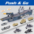 10 Military Aircraft Carrier Toys, Army Toys with Vehicles, Fighter Jet Helicopter Tanks and Army Men Action Figures