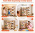 3 Sevenblue Toy Storage Organizer with Removable Bins, Kids Storage Toy Shelf Organizer for Stuffed Animal Holder