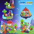 MyWodGame 150PCS 3+ Magnetic Blocks Building Toys for Year Old Boys Girls, Kids Sensory Montessori Construction Toys