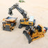 Dwi Dowellin Remote Control Dump Truck for Boys 4-7, Construction RC Car with Metal Bed, Lights/Sounds for Kids Age 3+