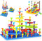Ggiibro Peg Board Toy Set 101Pcs DIY Building Stacking Toys for Kids