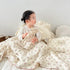 47''x51'' Summer BuLuTu Large Cotton Muslin Kids Toddler Throw Blanket - Reversible Lightweight Azalea Little Flower