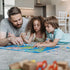 200 Pieces World Map Puzzle for Kids & Adults, World Map Jigsaw Puzzle Floor Puzzles Toddler Geography Educational Toys for Boys and Girls, Globe Atlas Puzzle Maps for Kids Learning Games