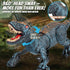 Lozadia 3-5 5-7 8-12 360 Remote Control Dinosaur Toys for Kids yr, Large T-Rex Dinosaur Toys with Swaying Head, Mist