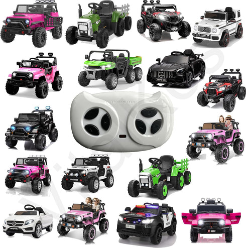 JR1602 FCC 2.4G Bluetooth Remote Control for Ride On Car, Transmitter Accessories for Kids SUV