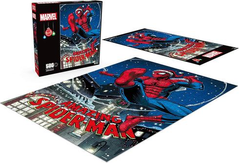 Buffalo Games - Marvel - Swinging into The Holidays - 500 Piece Jigsaw Puzzle for Adults