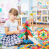 TOMYOU 400 Pieces Building Blocks Kids STEM Toys, Educational Interlocking Solid Plastic Sets for Ages 3+