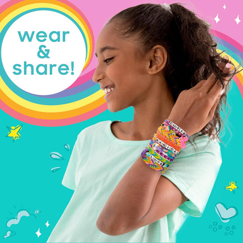 Just My Style On-The-Go Jewelry Studio, Bracelet-Making Travel Kit for Fun Girl's Night and DIY Bead & Braid Set