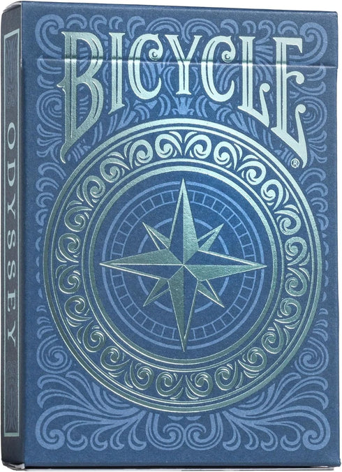 Bicycle Odyssey Playing Cards in Blue