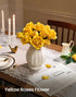 iATOM Set, 12Pcs Yellow Rose Bouquet Building Flowers Botanical Collection Kit for Adults