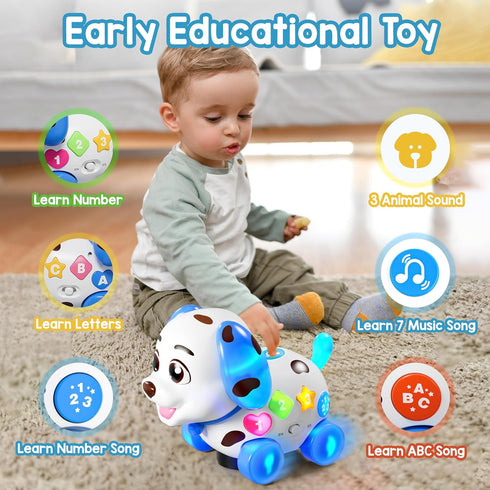 1 6-12-18 1 1st Musical Toy for Year Old Boy Girl, Baby Toys Months, Puppy Toddler Learning for Year Old Boy Gifts