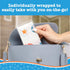 Disposable Toilet Seat Covers (6 Pack, Sports) - XL Waterproof Cover for Toddlers, Kids & Adults, Portable & Wrapped