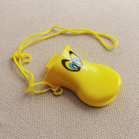 BinaryABC Ducks Call Whistles Lanyard - 12PCS Plastic Noisemakers Funny Party Blowouts Supplies