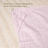 2 Pack 100% 6-Layer 32x32Inch, david's kids Hooded Baby Towels, Muslin Cotton Ultra Soft Breathable Absorbent Baby Bath