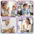 Anxiety:6 Pack Fidget Toys Worry Stones for Sensory Toys for Stress-Silent Fidget Stones-Autism Special Needs Stress