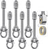 BeneLabel Heavy Duty Swing Hangers, Set of 6 Stainless Steel 304 Hardware for Hanging Hammocks, 1500LB Capacity