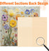 1000 24x24 Inches, Jigsaw Puzzles for Adults Pieces, Colorful Pretty Plant Floral Square Challenging Unique Puzzle