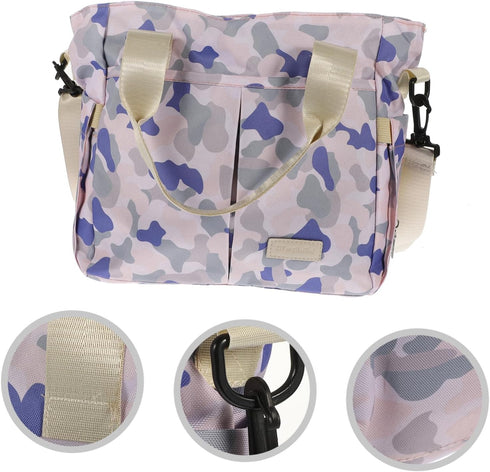 Ergonomic Diaper Travel Bag for Moms with Wide Opening