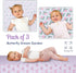 3 Pack GROW WILD Crib Sheets - Soft & Stretchy Jersey Cotton Fitted Baby Crib Sheets for Girls, Cute Toddler Bed Sheets