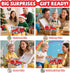 3-5, 1 2 3 4 5 6 Toddler Boy Toys, Fire Trucks for Toddlers Lights Music Toy Cars with Rotating Extend Ladder