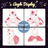 11'' Hopearl LED Musical Stuffed Unicorn Adorable Lighting Up Singing Plush Toy Adjustable Volume Lullaby Animated