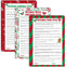 62 Pieces Christmas Trivia Party Game Cards for Adult Annual Festive Events and Christmas Party Decorations