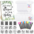 Chuarry 43 Pcs DIY Baby Bibs Decorating Kit 8 Bodysuits 8 Pcs 2
