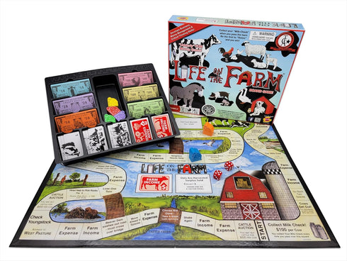 Life on The Farm Board Game for Family Fun